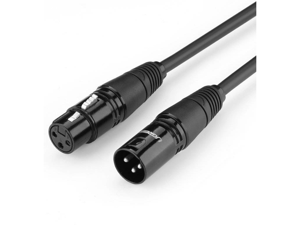 Cabo UGREEN (av130xlr - 1m - Preto)