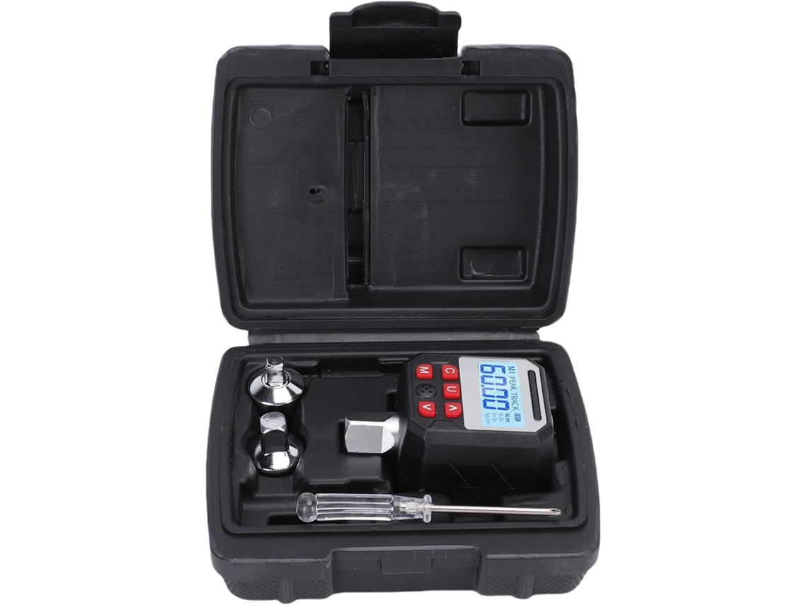 Adaptador De Chave Torque Digital, Encaixe 1/2 Polegada Com 9 Grupos