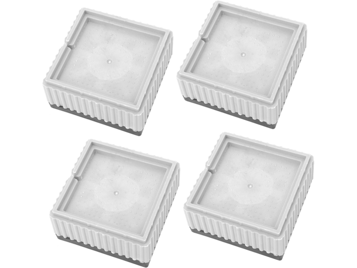 Artibetter Conjunto De 4-almofadas Antiderrapantes Para Máquina Lavar Roupa Elevatórias Os Pés, Almofada Antivibração