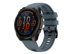 Bracelete para Garmin Silicone com liberação rápida de aço preta e azul XIAOMOYU (26mm)