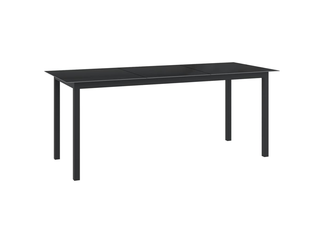 Maison Exclusive - 9 Pcs Conjunto De Jantar Para Jardim Alumínio Antracite