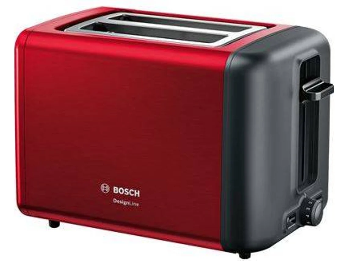 Torradeira BOSCH TAT3P424 Designli (970 W - Vermelho)