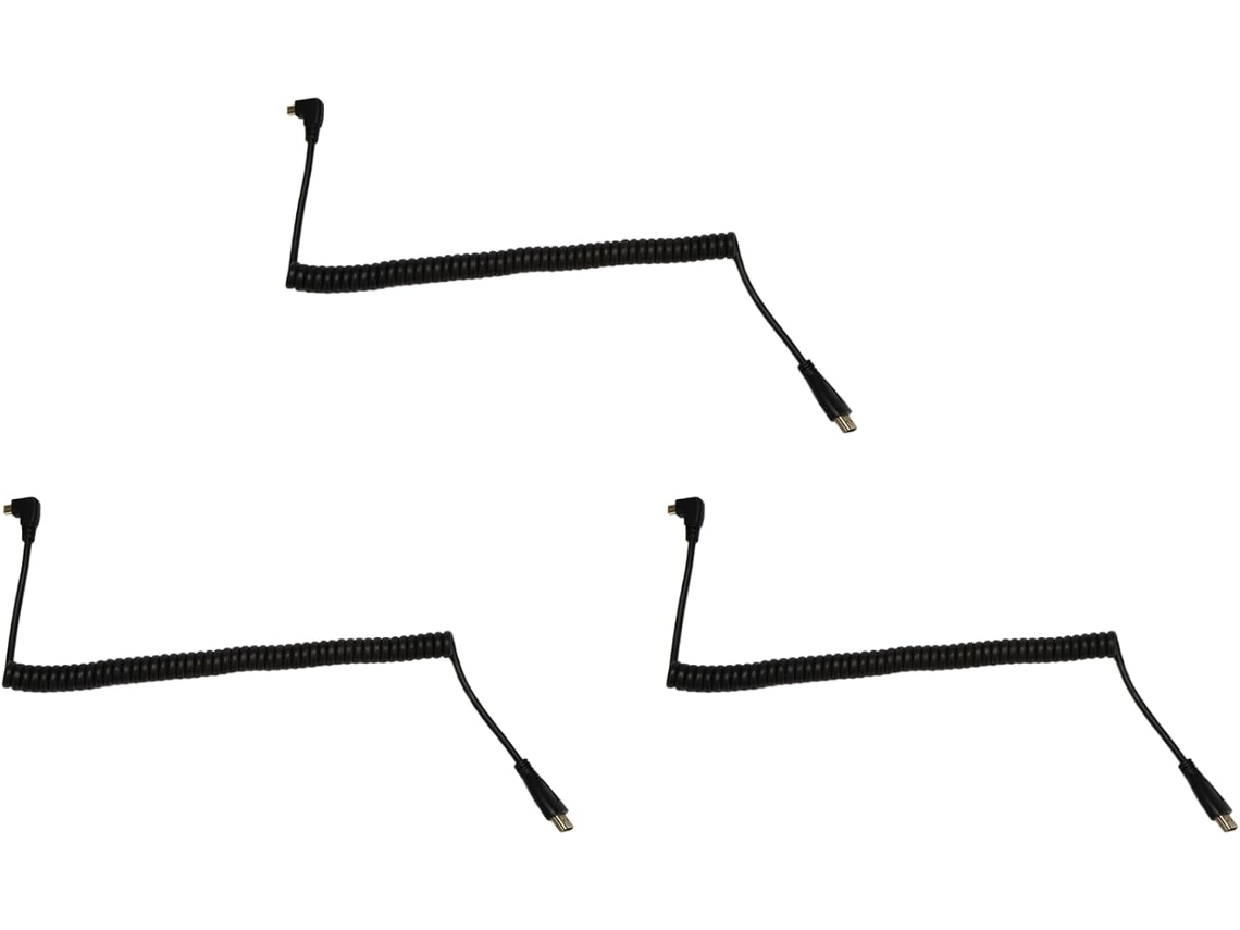 Cabo de Microfone Macho de Comprimento Estendido 3x com Ângulo Esquerdo para Câmera SFUSHOS
