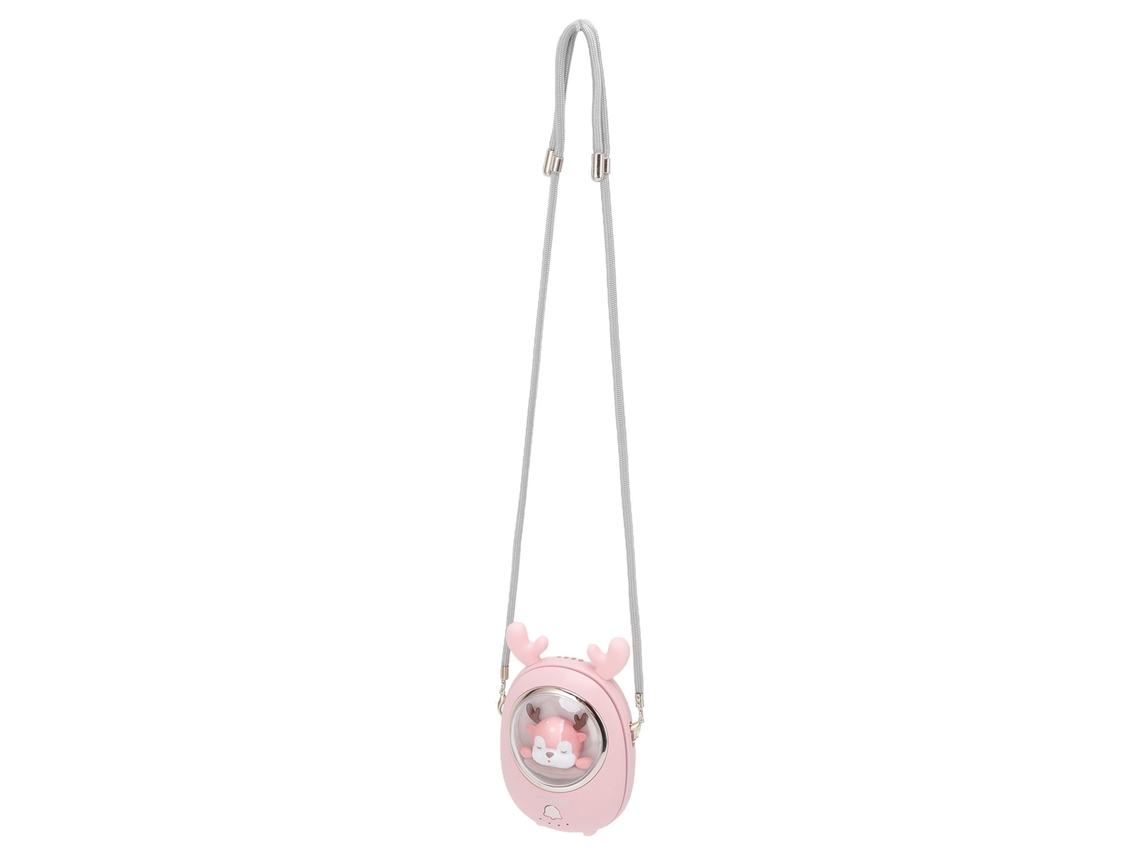 Ventilador de Pescoço Portátil Sem Lâmina 3 Velocidades Usb