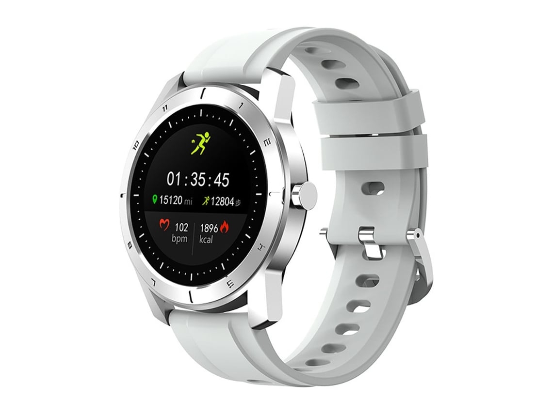 Smartwatch Masculino Relógio Esportivo À Prova Dágua Facpoet Prateado Facpoet