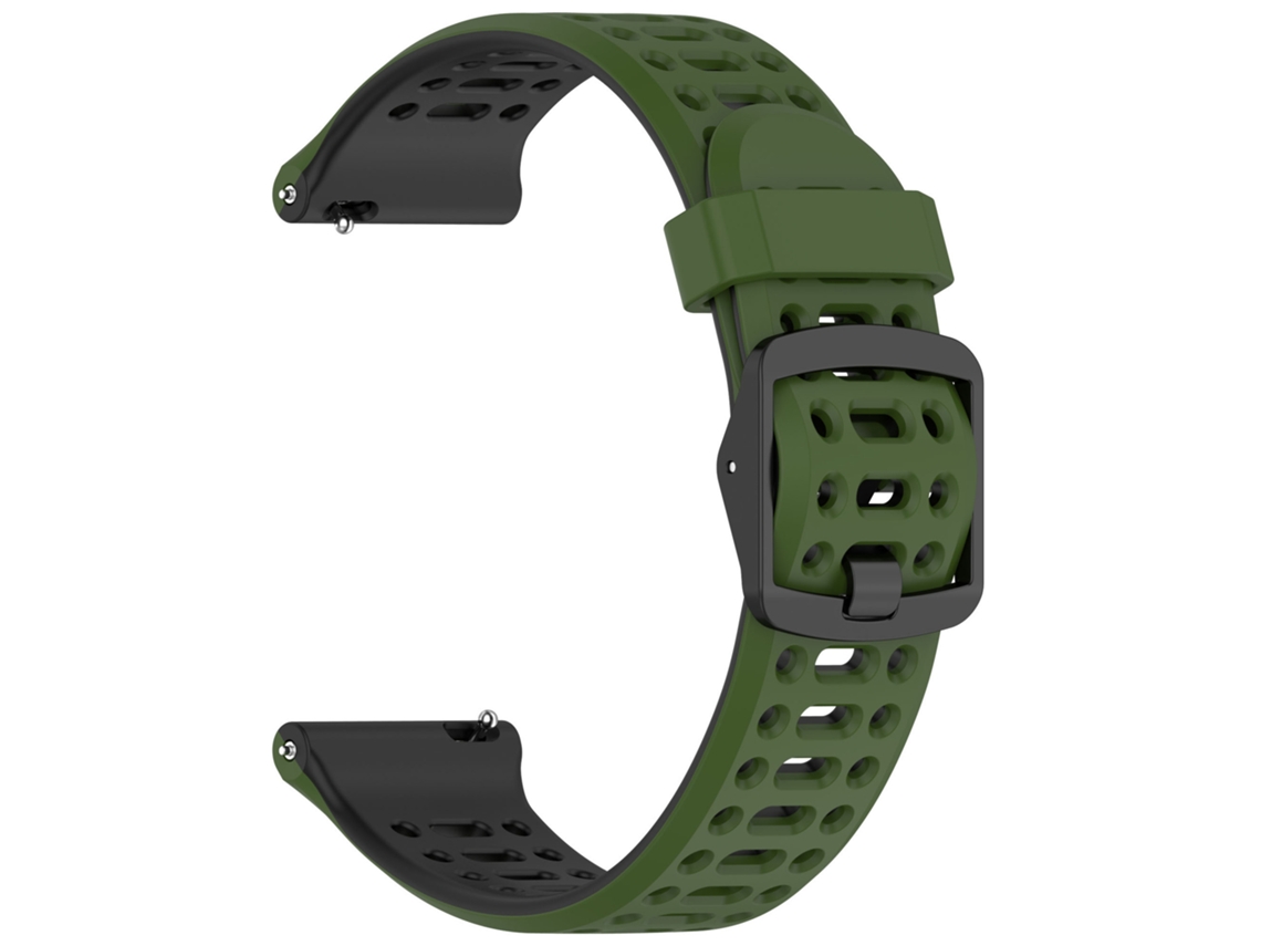 Pulseira Silicone 22mm Coros Pace 3 / Apex 46mm Verde Militar PANOONA | PANOONA