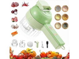 Picador De Alimentos Elétrico Portátil Multifuncional 4 Em 1, Ideal Para Cozinha. Everley891