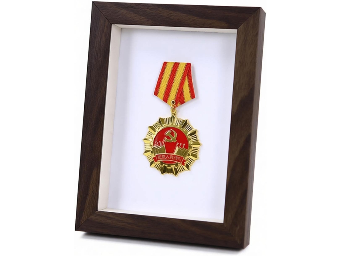 Cadre Photo 12 - 7x17 - 8cm - Boîte De Stockage De Médailles Pour Coureurs Coureurs, Présentoir Rangement For