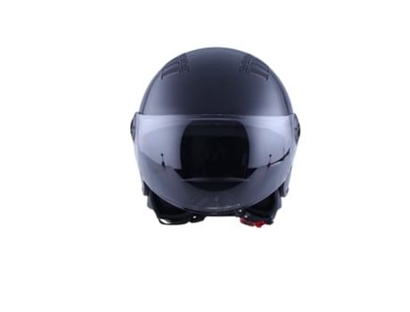 Capacete Jet B2C BY BLD Motociclismo 230E Ece 22.06 Preto Brilho S