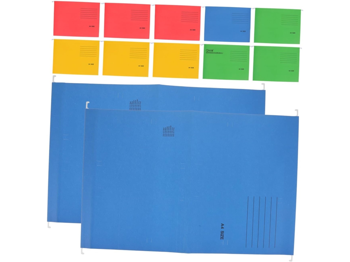 Uonlytech Conjunto De 12-ganchos Papel, Pastas Suspensas, Organizador De Recibos, Clipes, Acessórios De Escritório