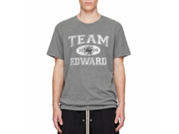 Rockinstone Twilight Movie Team Edward Solid Graphite Adult T-shirt Size:m