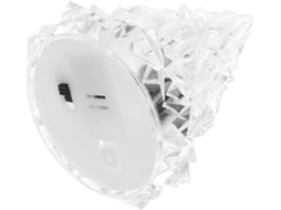Luminária De Mesa Ipetboom Em Acrílico Com Formato Montanha Diamantes, Luminária De Mesa Estética Para Quartos Pequenos
