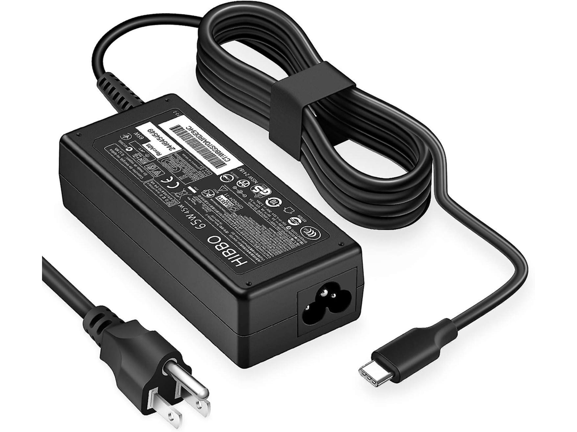 Lurelia Carregador Para Portátil Ac100 X360 15 Mbps Usb-c Para Portátil Hp 65w 45w Usb C Adaptador De Energia Rápida