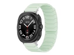 Bracelete para Samsung Galaxy Watch 8 / 8 Classic Nylon com Fecho de Velcro Preto e Azul XIAOMOYU