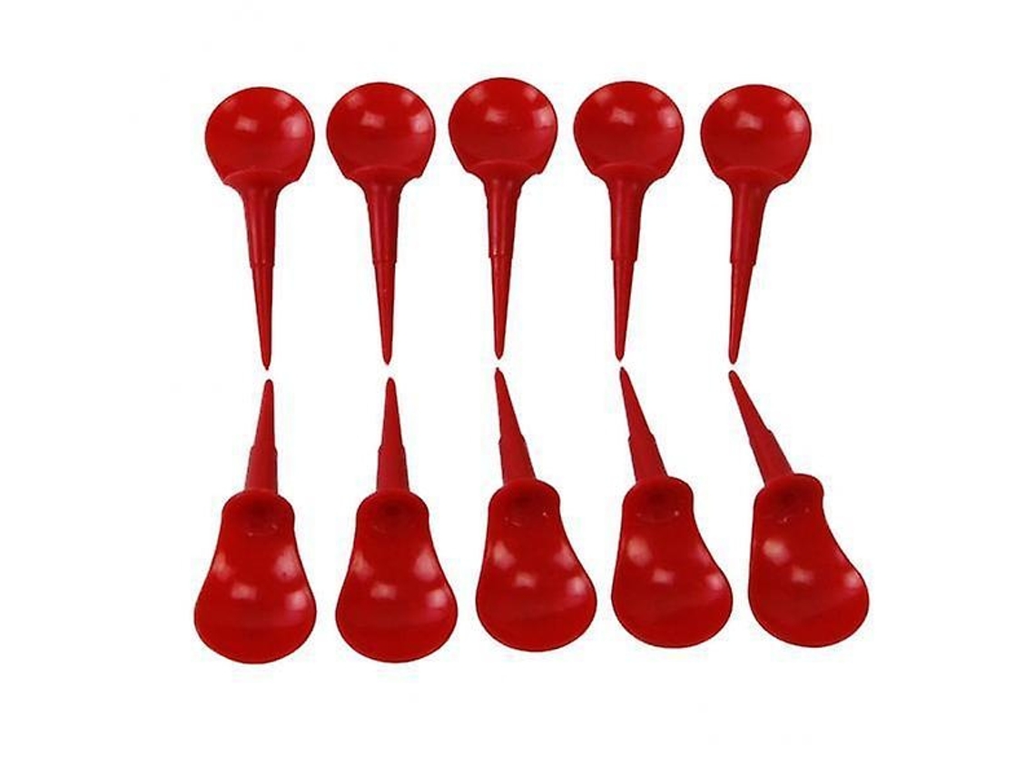 Lurelia Tees De Golfe, 50 Peças, Anticorte De Plástico Inovadores, Vermelho, Tees De Cadeira, Ferramenta De Corte De Divot