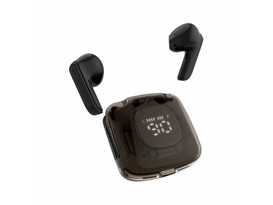 Fones De Ouvido Bluetooth Transparentes Com Proteção Contra Vento, Fones De Ouvido Sem Fio Com Subwoofer Ly Ebike