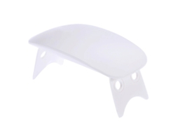 Secador De Uñas Profesional 6w Plegable Luz Uv Led Para Esmalte De Gel Curado Blanco Split