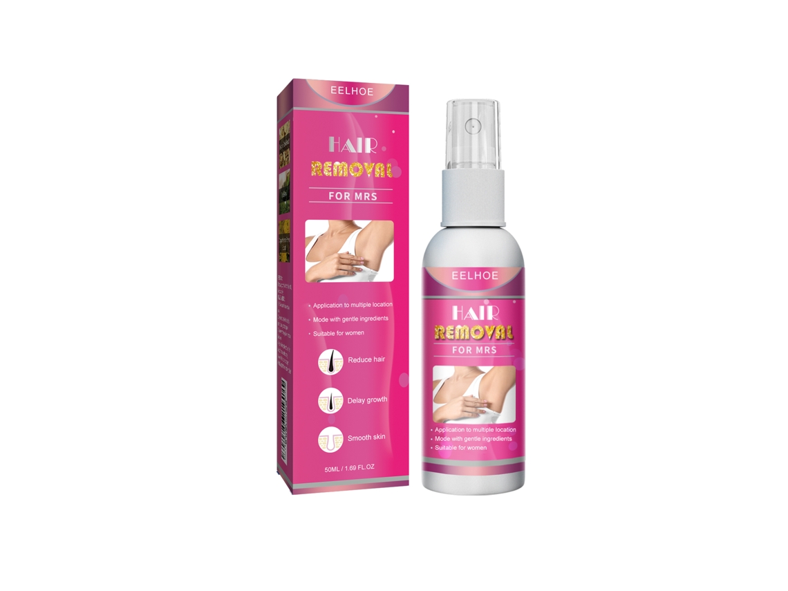 Spray de Depilação Eelhoe para Mulheres, 50ml, Depilação Suave e Segura para Axilas LAXISCREED