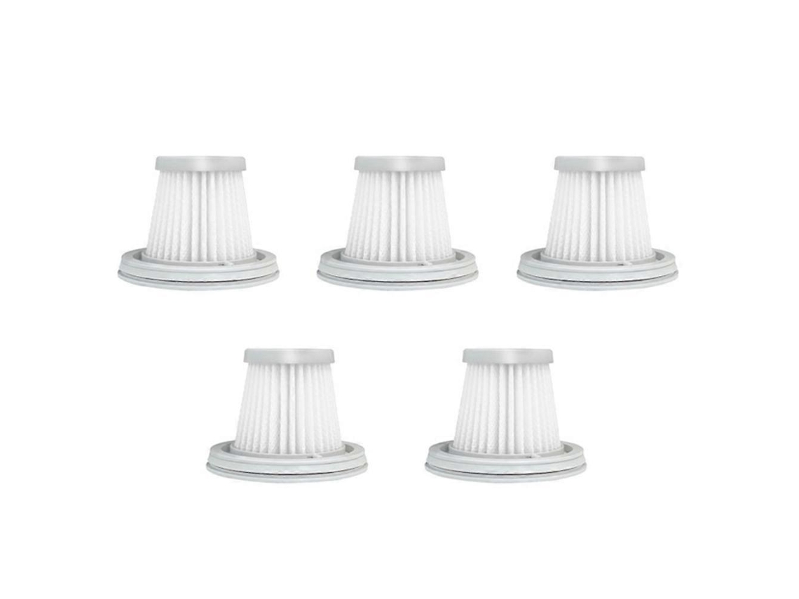 Conjunto De 5 Filtros Hepa Para Aspirador De Pó Portátil Xiaomi Mijia, Para Uso Doméstico E Automotivo, Mini Aspirador Sem Fio, Lavável E De Rep_glo