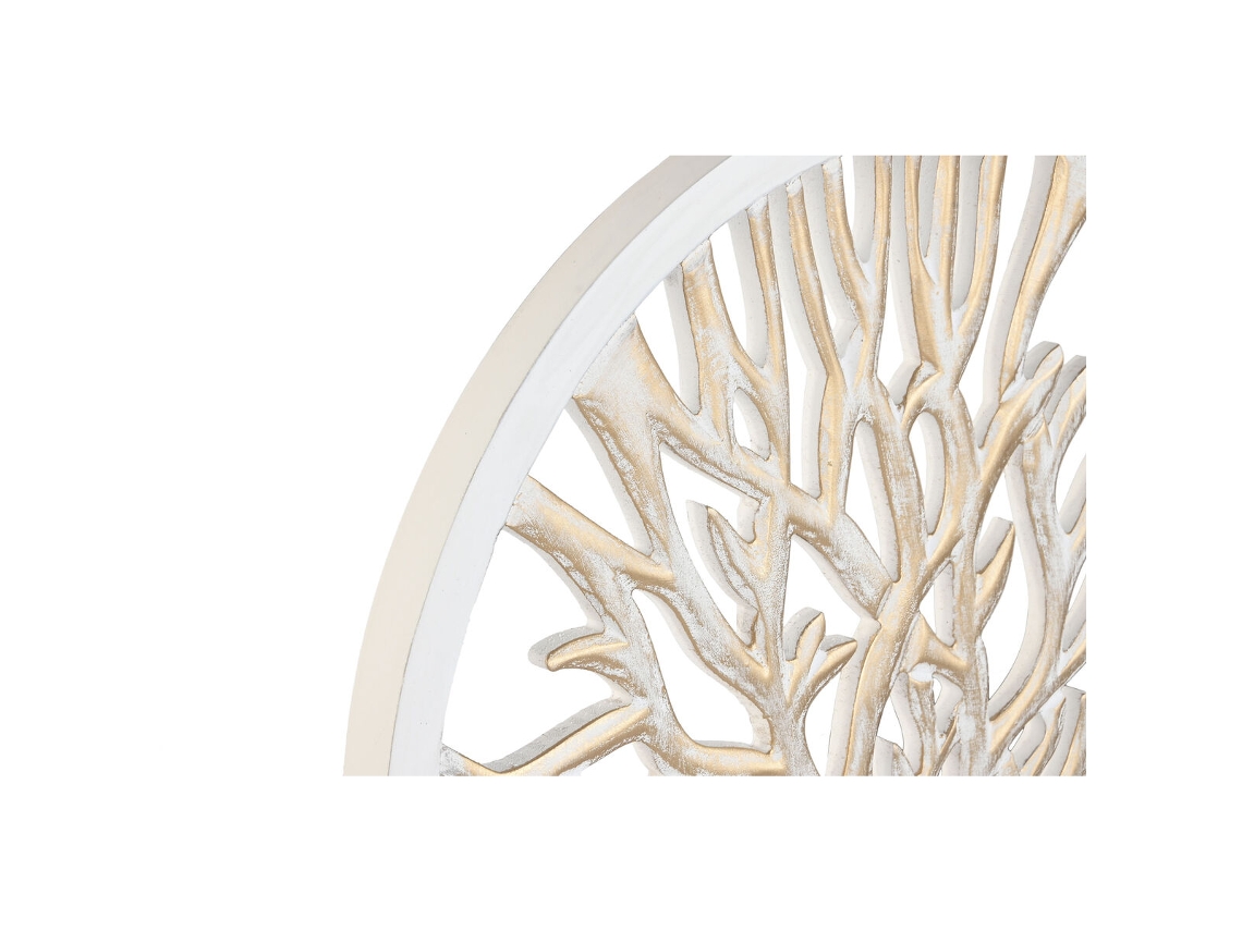 Figura Decorativa Home Esprit Branco Bege Árvore Decapé