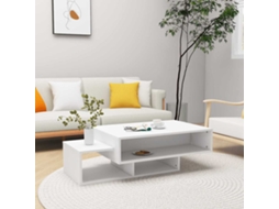 Vidaxl Mesa De Centro 105x55x32 Cm Derivados De Madeira Branco