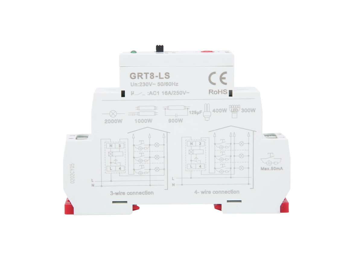 Relé Temporizador Escalera Ac230v