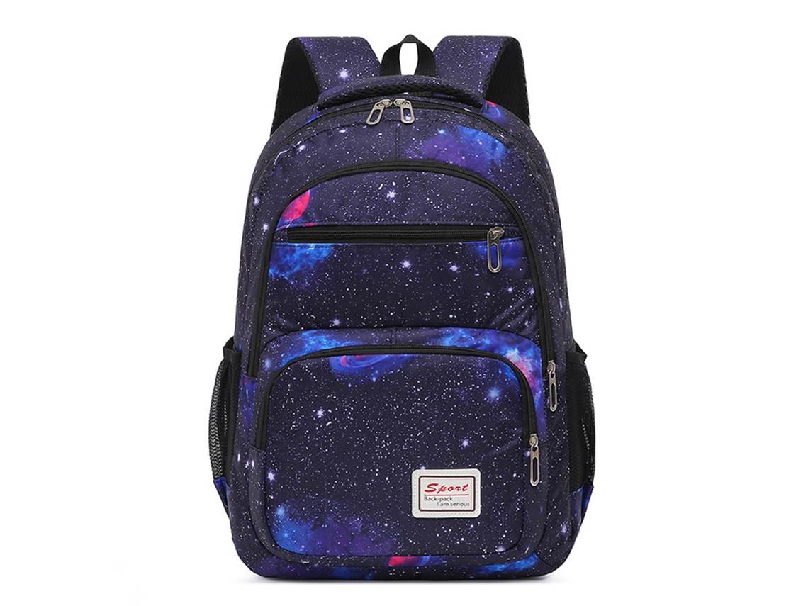 Mochila Escolar, Estrelas, Azul, Viagem, Aulas