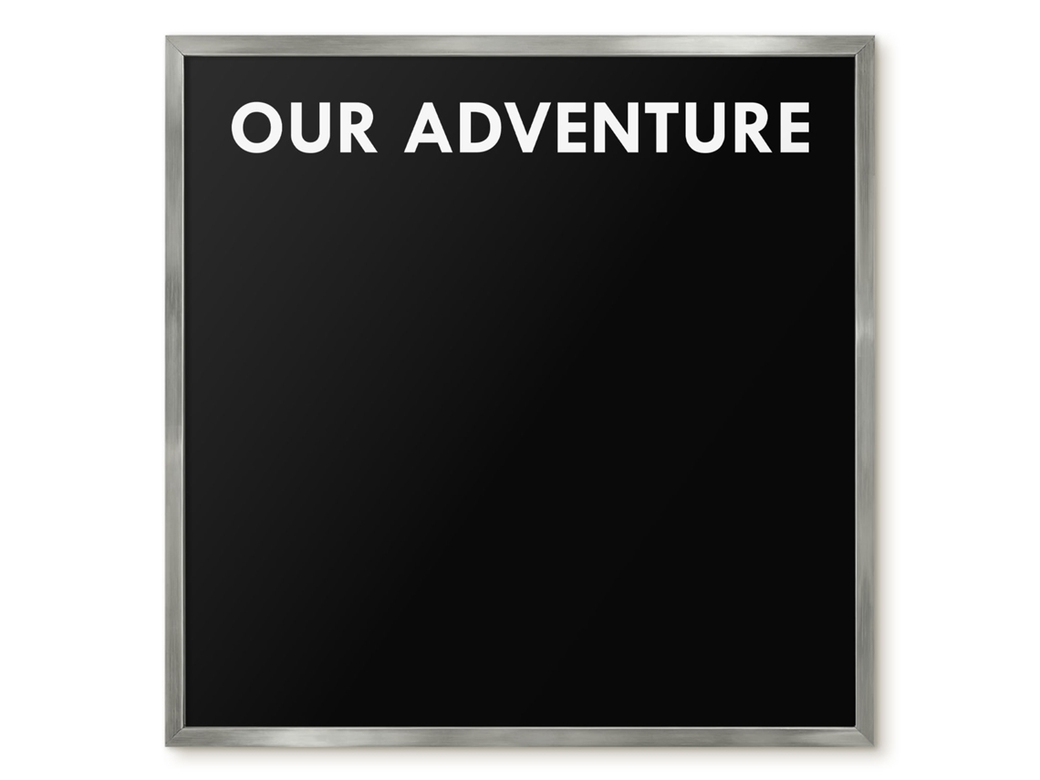 Magnetic Wall Board Our Adventure For The Office Espelharte (50x50 Cm)