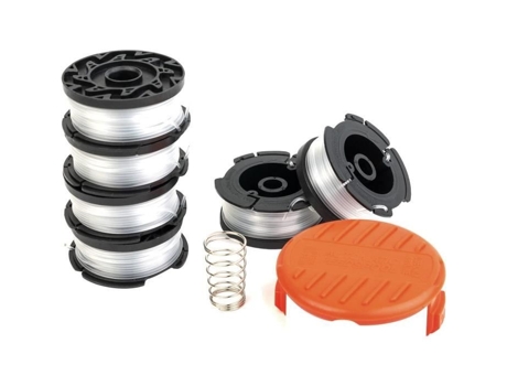 Linha de Aparador Compatível com Black And Decker Af-100 Carretel de Reposição 6 Carretéis de Reposição com 1 Co 607 BLACK ET DECKER