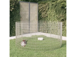 Vidaxl Cercado Soltos Com 12 Painéis, 54x100 Cm, Ferro Galvanizado