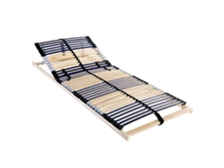 Vidaxl Base De Ripas Castanho 70 X 190 Cm Madeira De Bétula Sólida