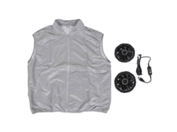 Colete de Resfriamento com 2 Ventiladores Sem Escovas para Homens e Mulheres para Trabalho, Pesca, Caminhada, Clima Quente