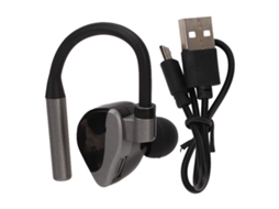 Fone de Ouvido Bluetooth Mono Hifi Estéreo Redução de Ruído Controle Táctil para Negócios Esportes
