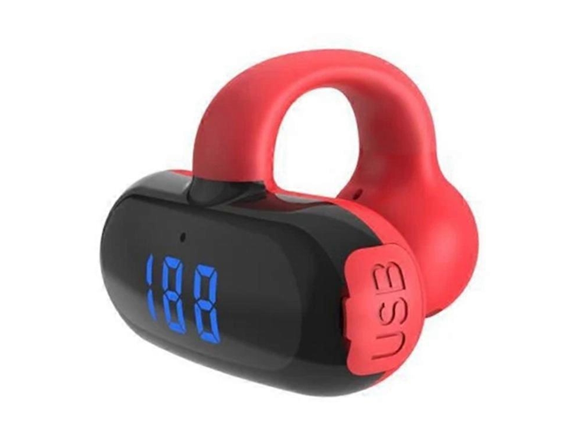 Fones De Ouvido Sem Fio Bluetooth F20 Com Clipe Para Orelha E Visor Digital Ly Ebike