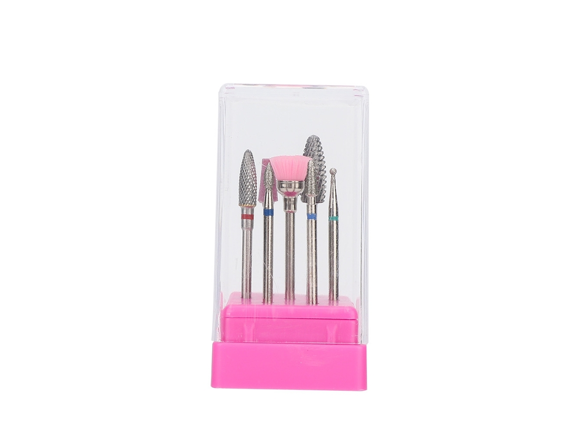 Conjunto De 7 Brocas Profissionais Para Broca De Unhas Para Manicure E Pedicure Acessório De Máquina 02