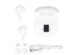 Walshlxq auriculares Sem Fio Bluetooth para Tradução Instantânea com Estojo de Carregamento Portátil