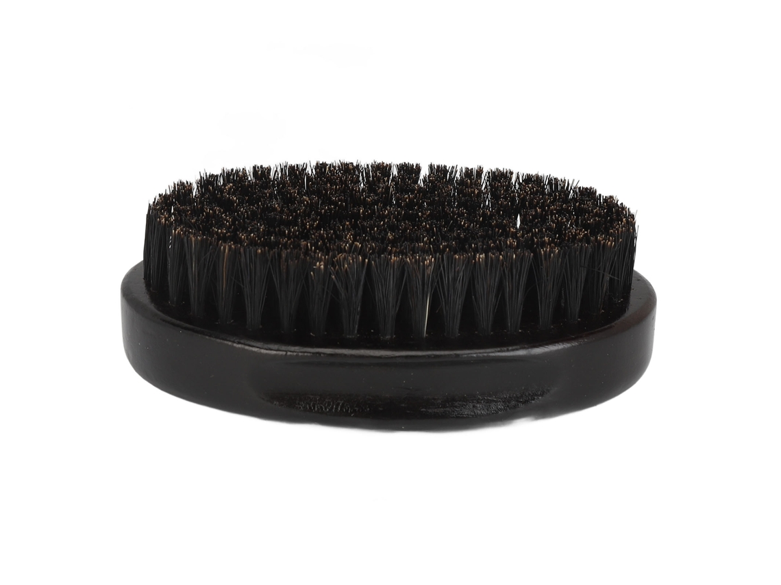 Pincel De Barba De Madeira Para Remoção De Sujeira, Óleo E Cabelo Quebrado, Oval E Portátil Para Cuidado E Suavização Da Barba