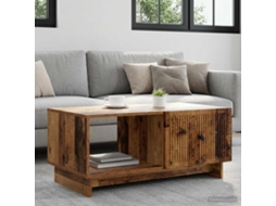 Vidaxl Mesa De Centro Madeira Antiga 90 X 50 X 40 Cm