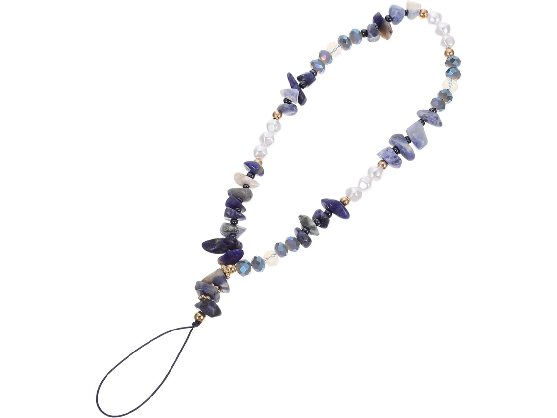 Pulseira De Celular Com Contas De Argila Polimérica Azul