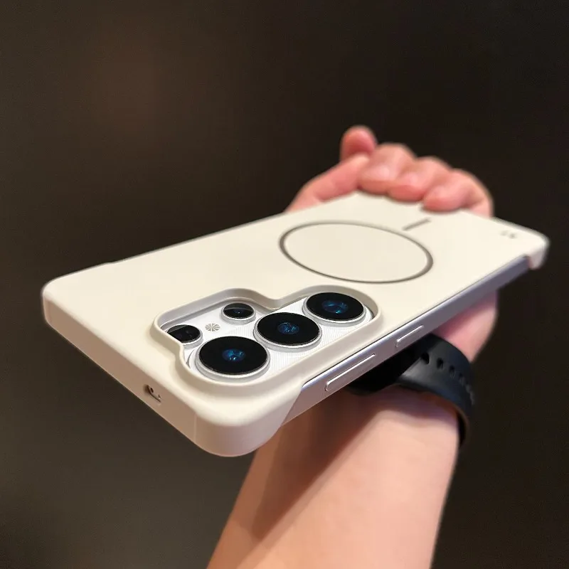 (samsung Note20 Branco) Capa Magnética Ultrafina Sem Moldura Para Celular, Com Acabamento Fosco Em Policarbonato.