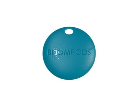 Porta-chaves Airtag Modelo Boomtag compatível com Apple Find My Ipx5 Blue Boompods