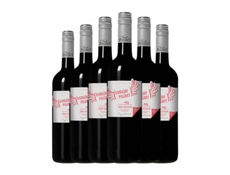 Vinho DOMAINE PUGIBET Syrah Grenache Rouge Vin de Pays de l'Hérault (0.75 L - 6 Unidades)