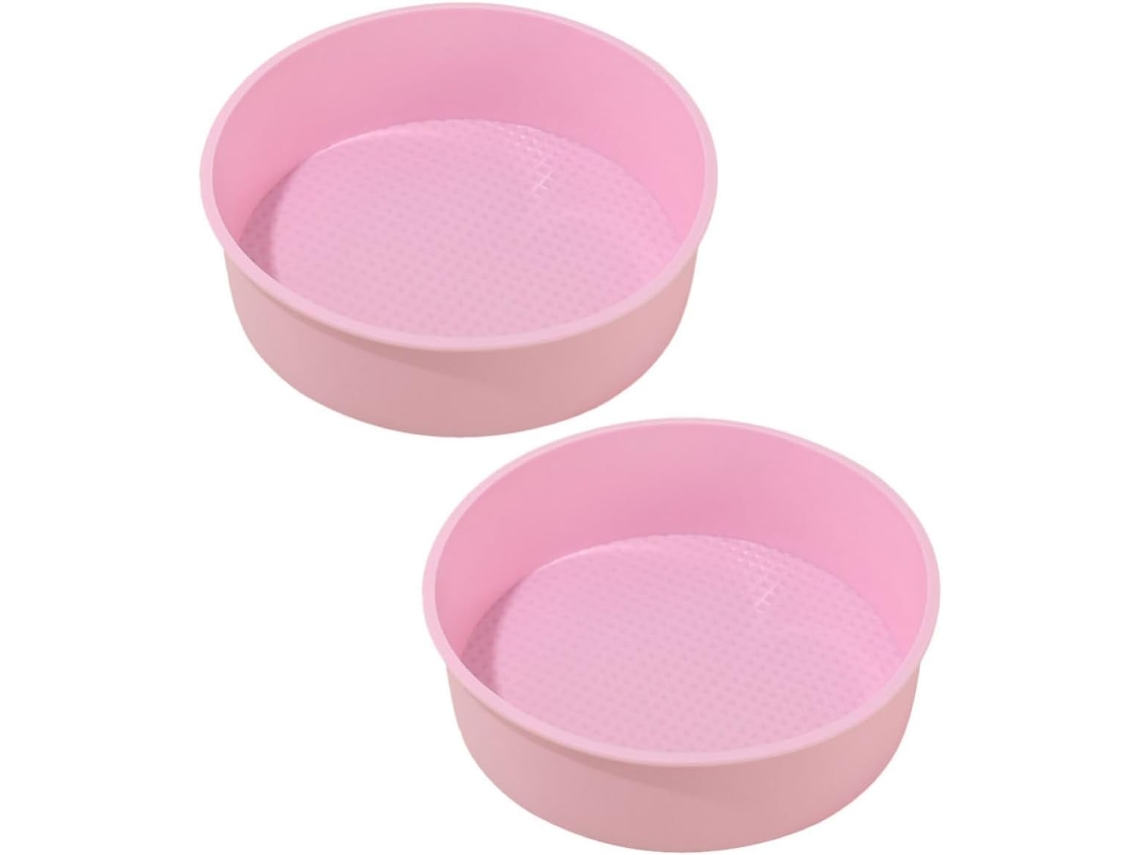 Forma de silicone antiaderente para bolo