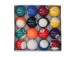 Mali 16pcs Bolinhas de Bilhar Mini Americanas 38mm Resina para Mesas de Jogos Recreativos