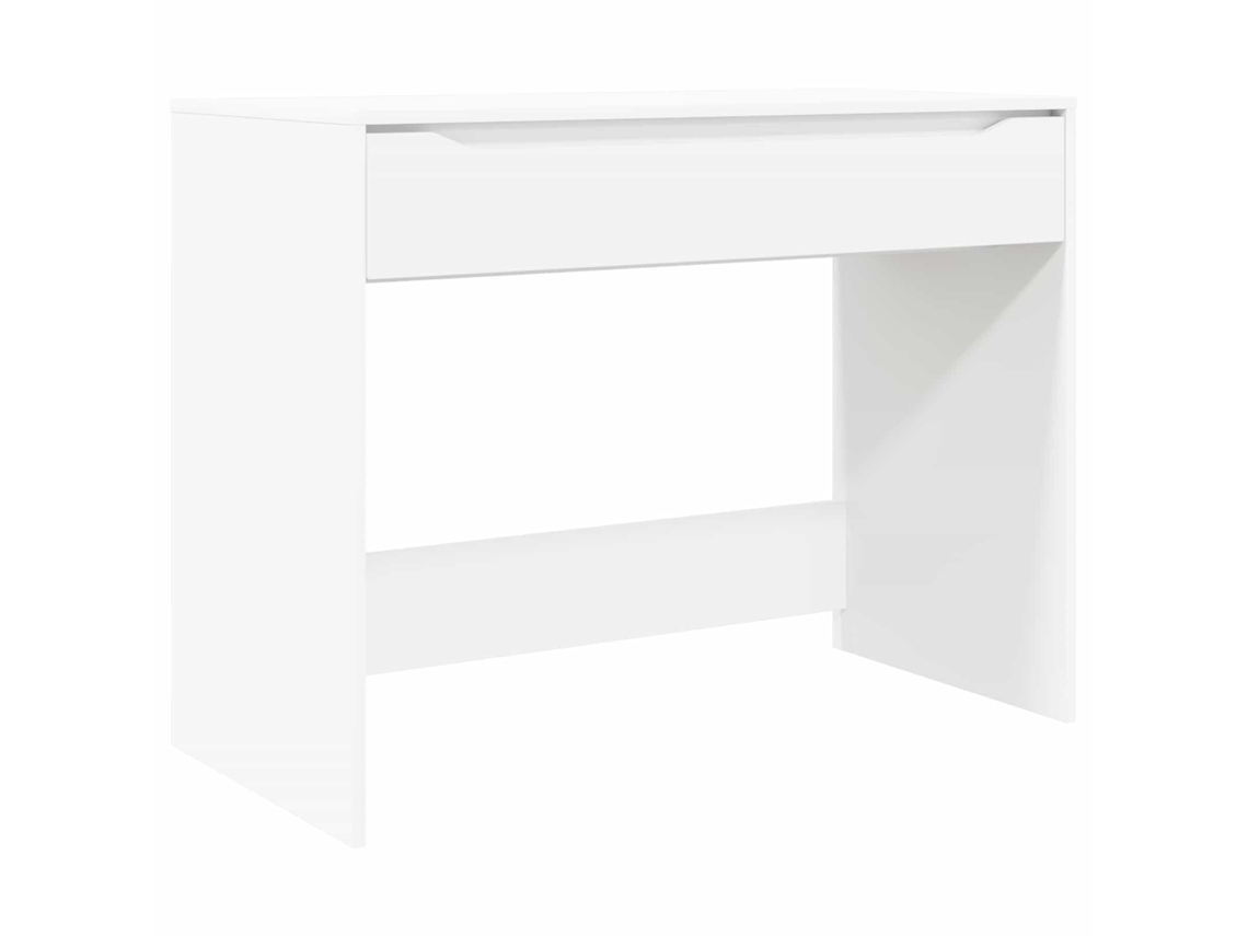 Conjunto 1 Secretária De Escrita Vidaxl Branco Derivados De Madeira (100 X 50 X 78 Cm)