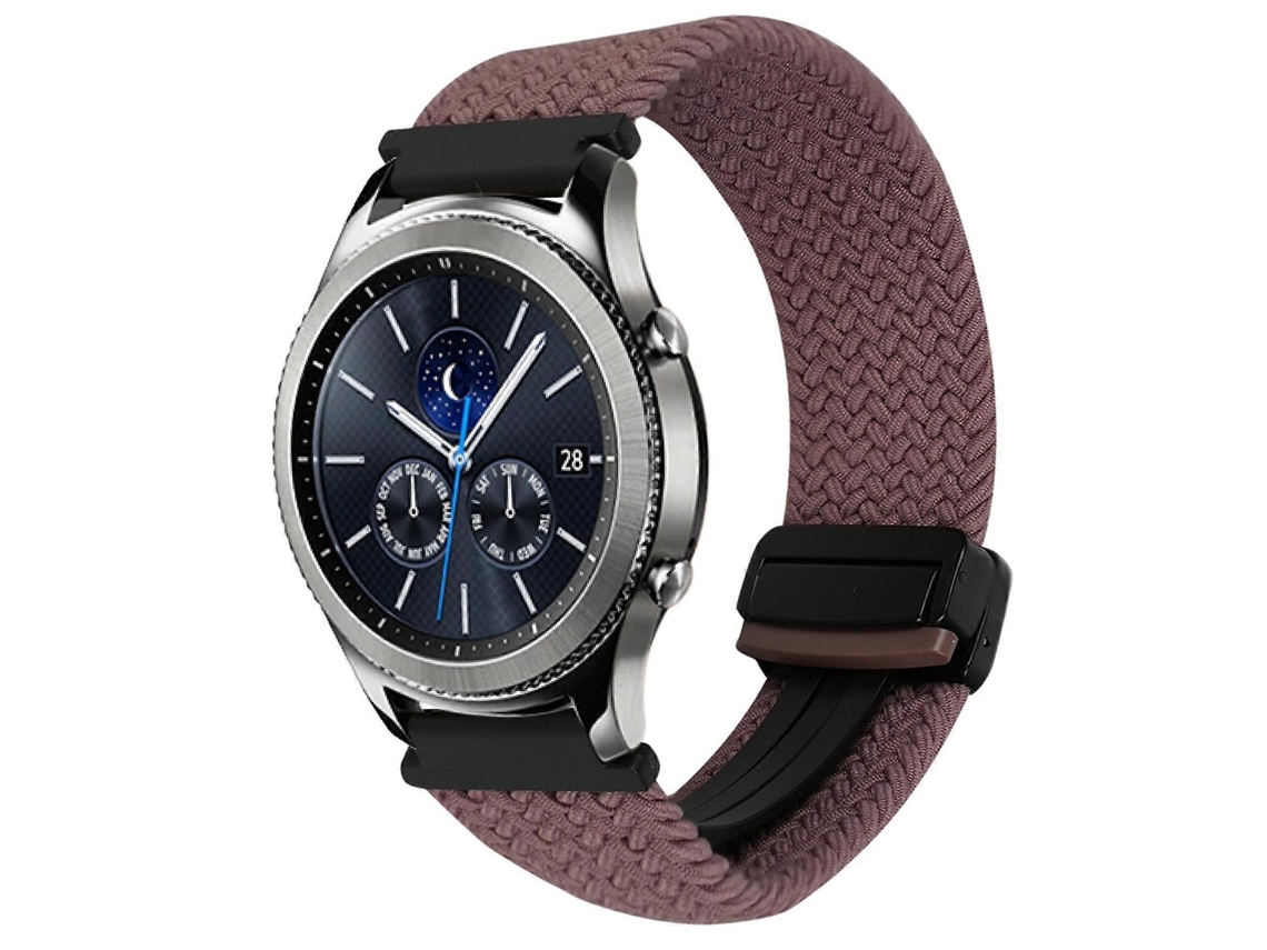 Pulseira De Relógio Trançada Com Fecho Magnético De 22 Mm