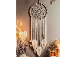 Apanhador De Sonhos Gigante Em Macramê Com Penas Tecidas, 80 X 25 Cm, Para Pendurar Na Parede, Feito À Mão, Estilo Boêmio, Decoração, Presente