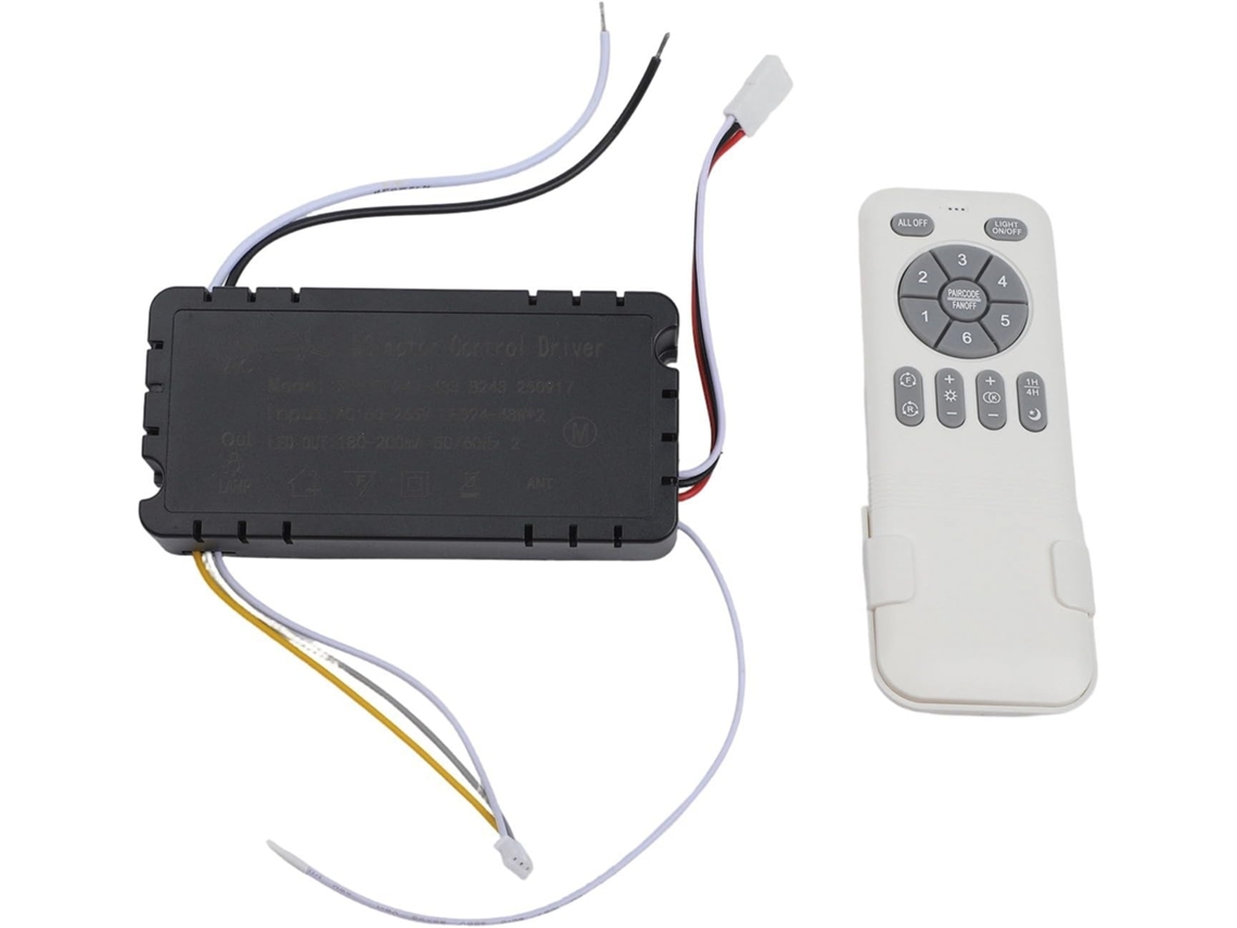 Ventilador De Teto Com Receptor Controle Remoto, Dimerização Contínua