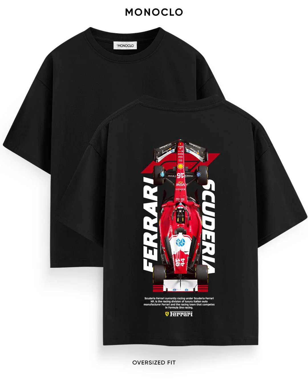 T-shirt Rockinstone F1 Scuderia Ferrari Red(l)