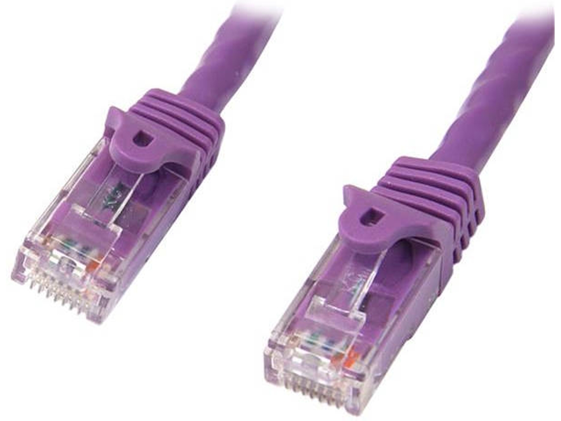 Cabo de Rede STARTECH (RJ45 - 10 m - Roxo)